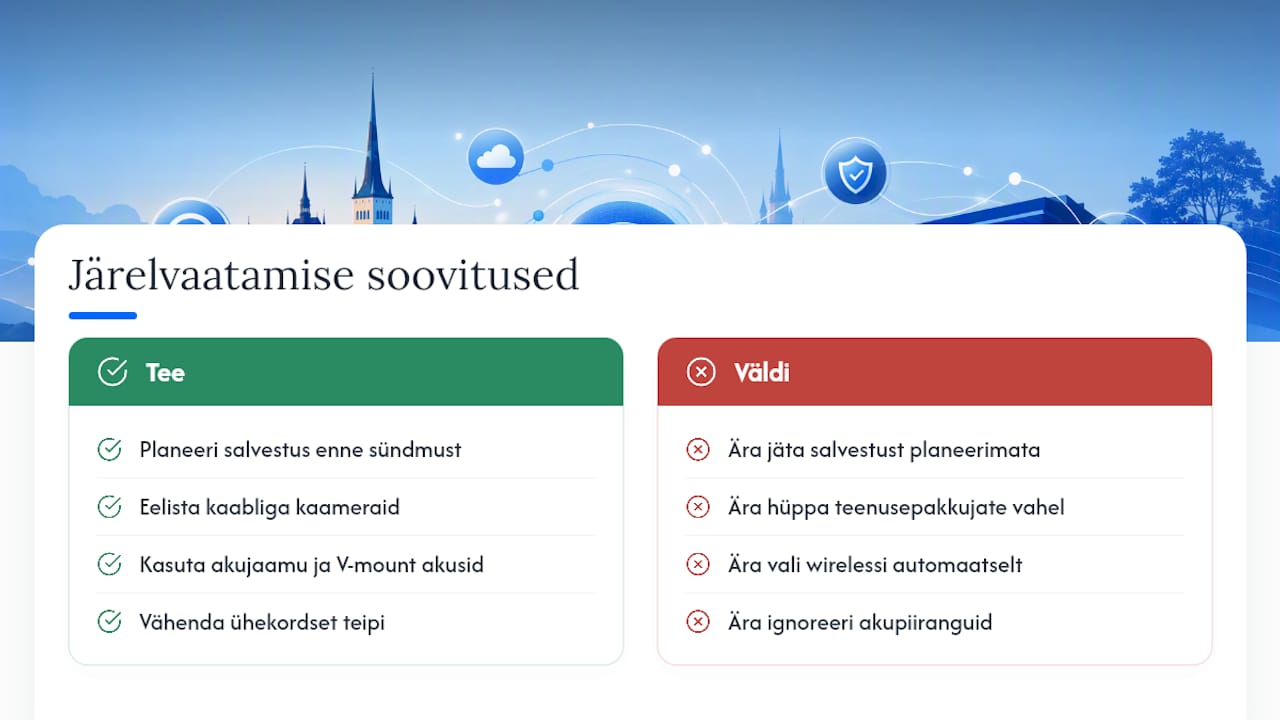Kuidas Television.ee lahendab järelvaatamise — overview diagram
